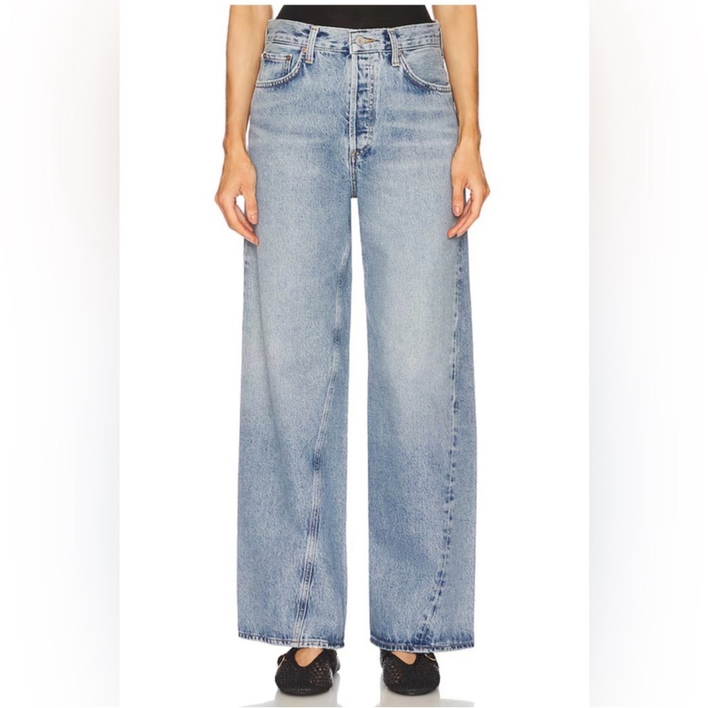 Agolde Twist Low Slung Baggy Jeans Size 29